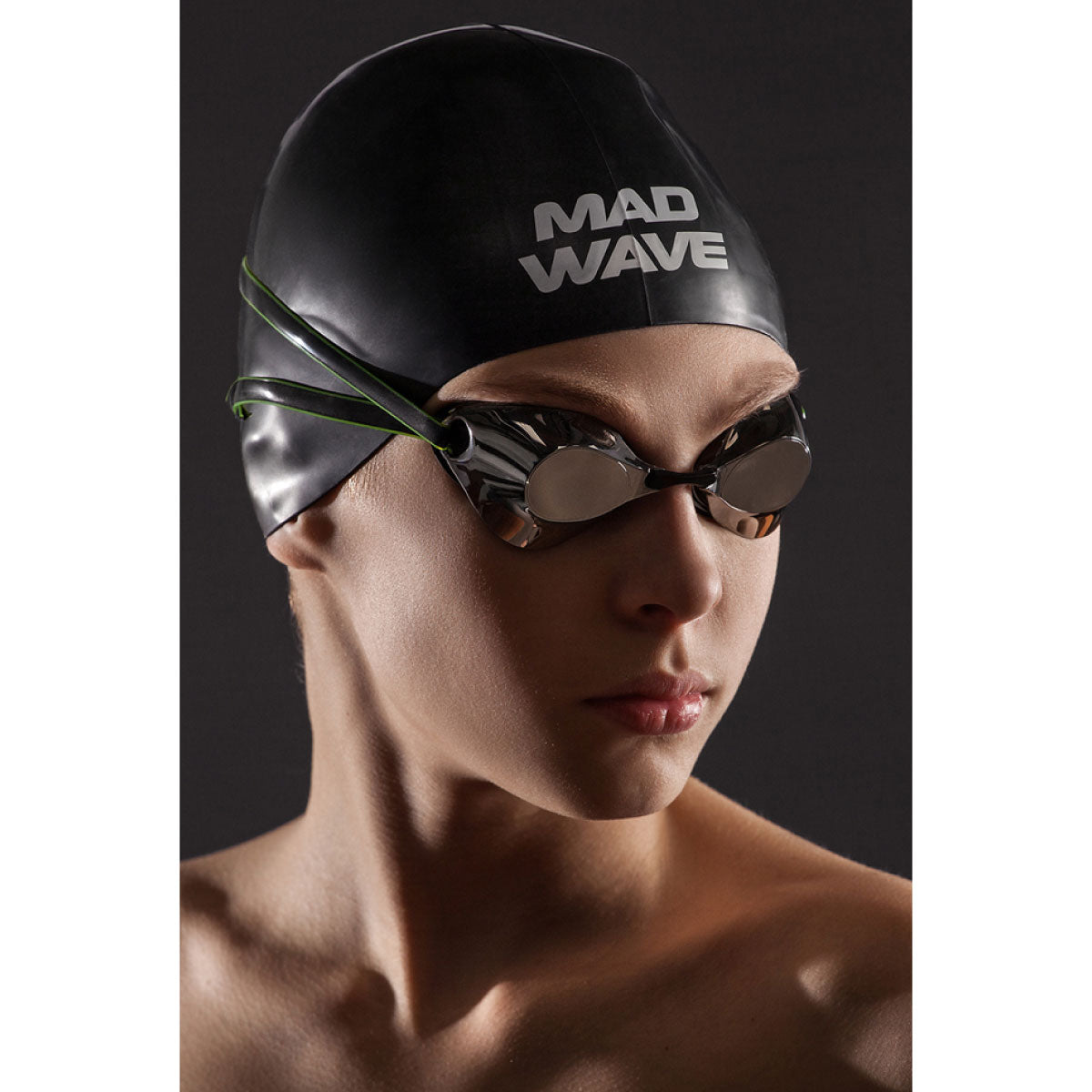 MAD WAVE Racing goggles Turbo Racer II mirror משקפת שחייה מראה