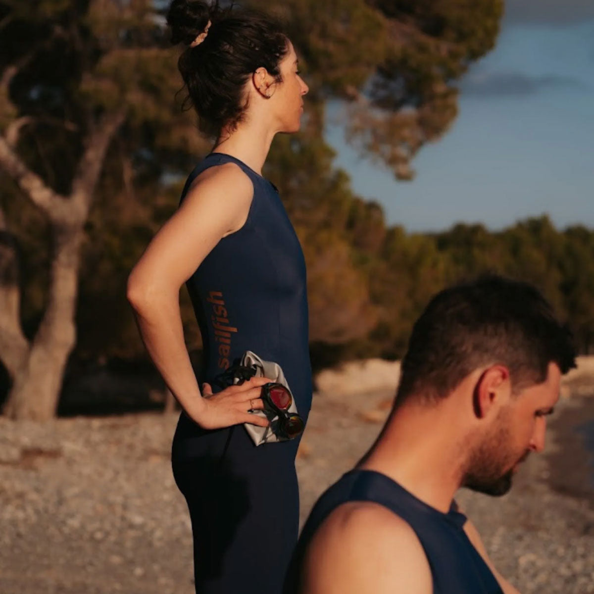 חליפת טריאתלון לנשים Sailfish Women's Trisuit Perform 1