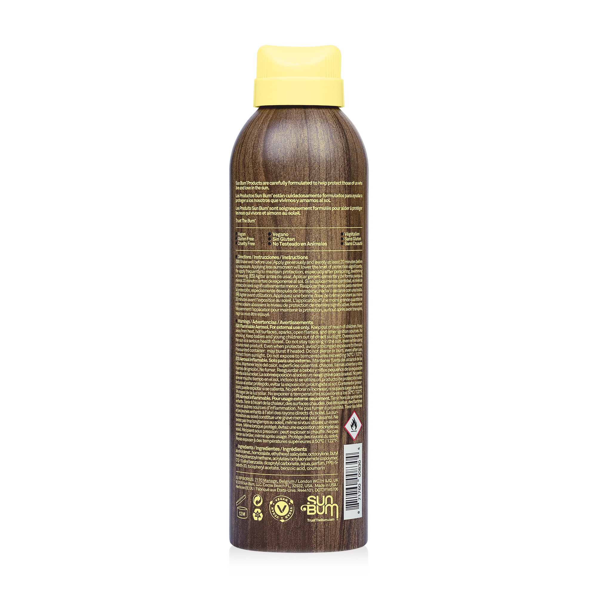 SUN BUN Original SPF 50/30 Sunscreen Spray קרם הגנה ספריי