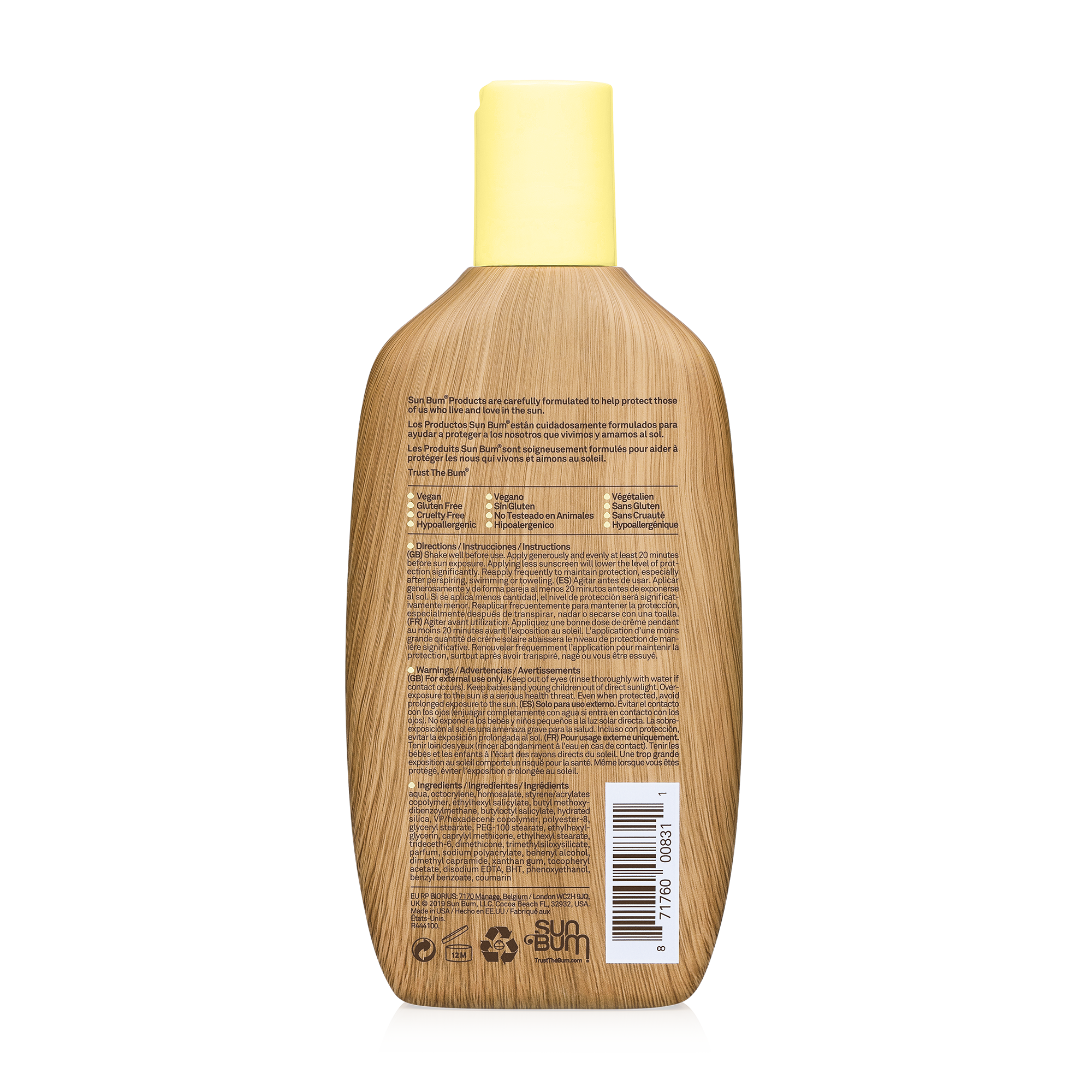 SUN BUN Original SPF 50/30 Sunscreen Lotion קרם הגנה