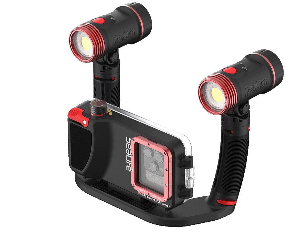 SEALIFE Flex-Connect Ultra Dual Tray SL9908 מגש כפול למצלמה - דוגית