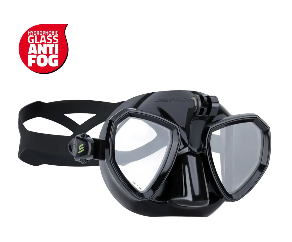 SALVIMAR TRINITY Anti Fog מסכת צלילה עם הגנה מפני הצטברות אדים