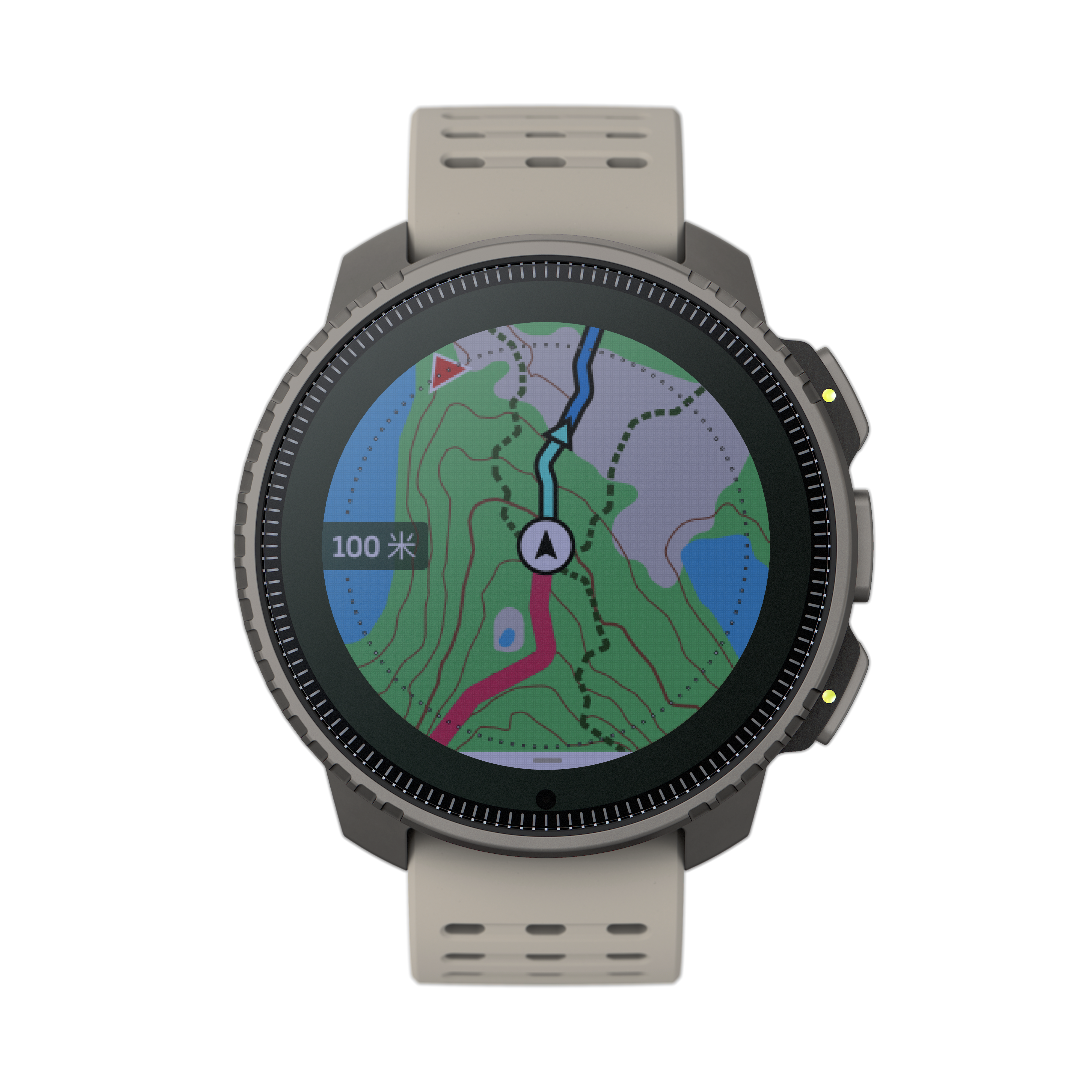 SUUNTO Vertical Titanium Solar Sand שעון ספורט סונטו טיטניום עם טעינה סולארית