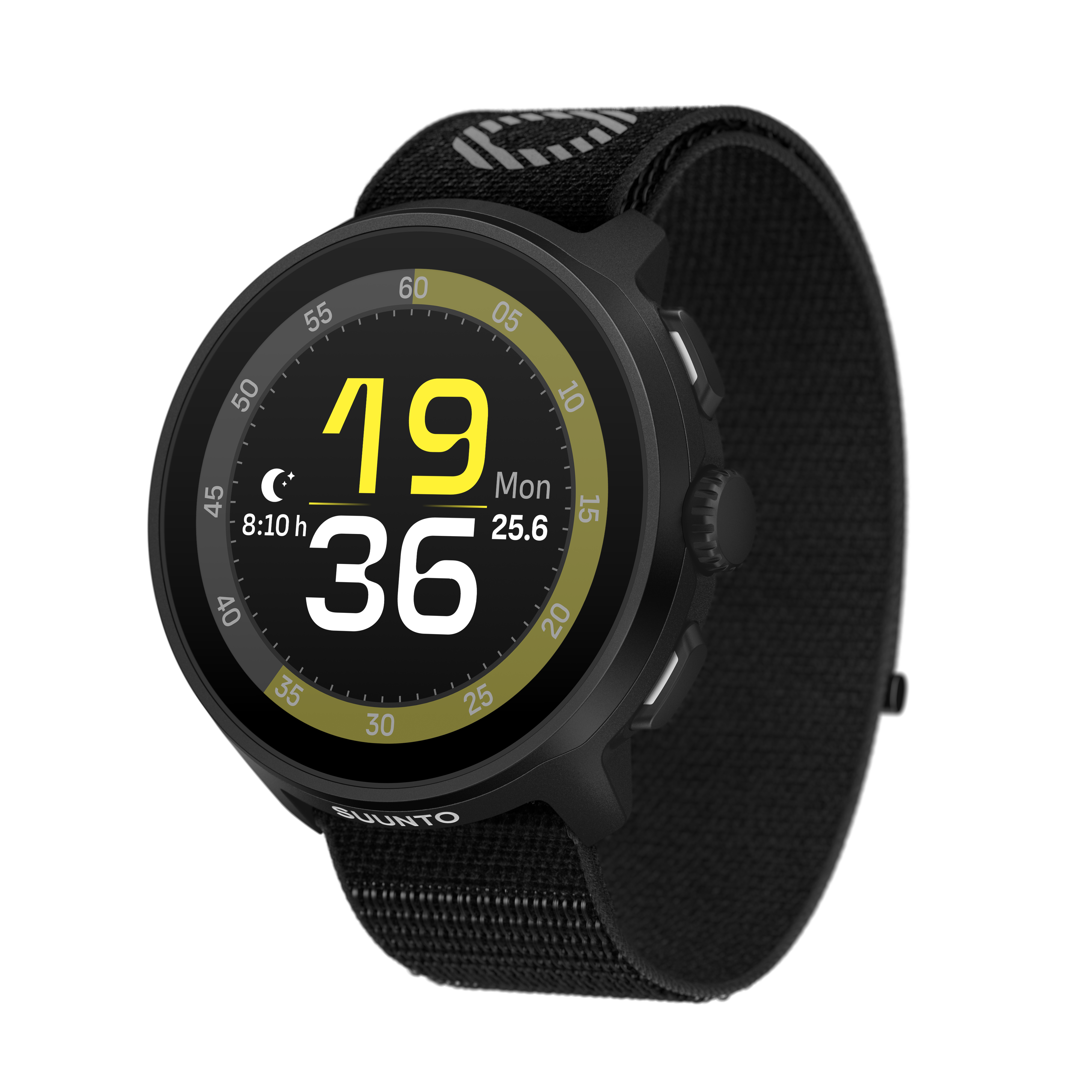 SUUNTO Run All Black שעון ספורט וכושר בצבע שחור