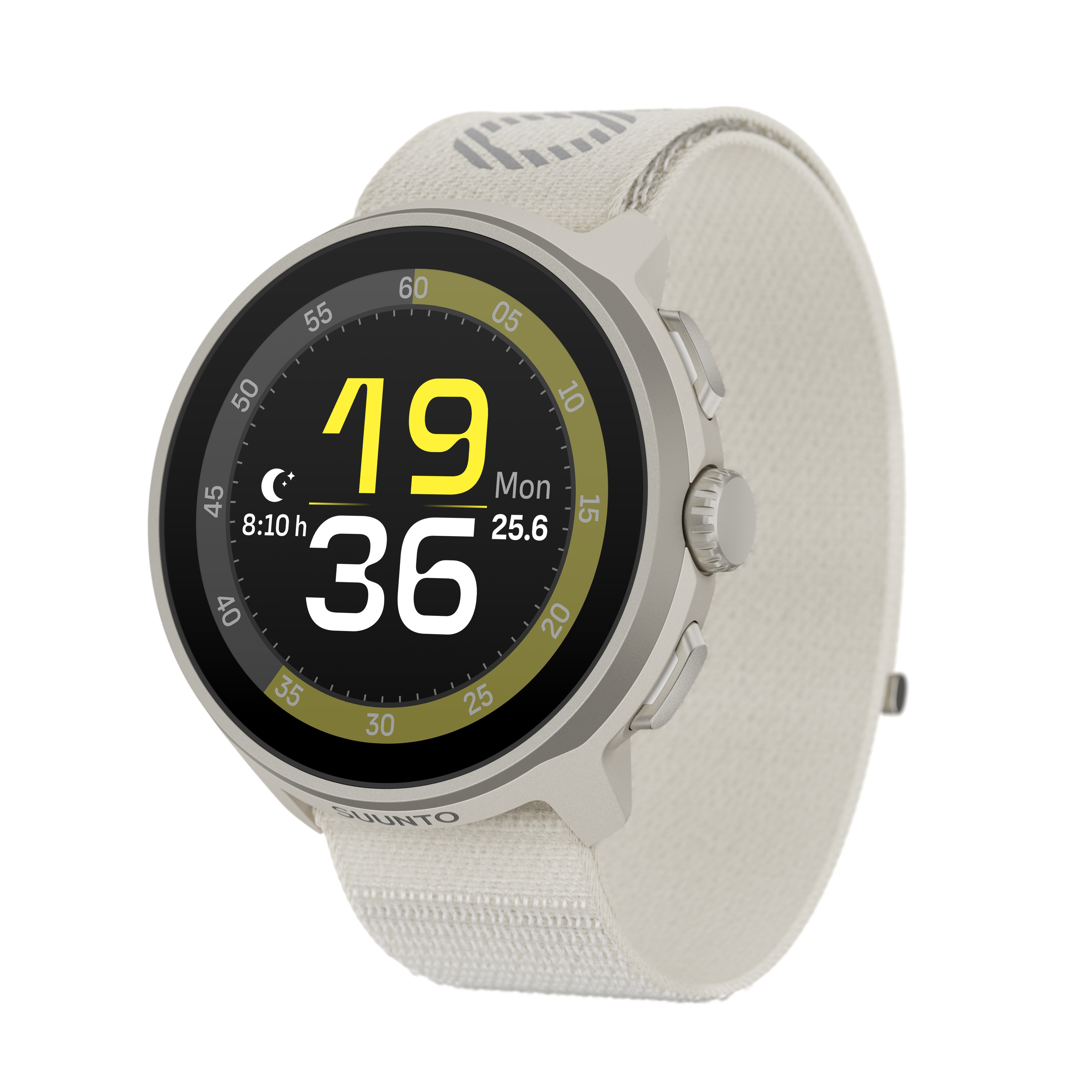 SUUNTO Run Frost Gray שעון ספורט וכושר בצבע אפור