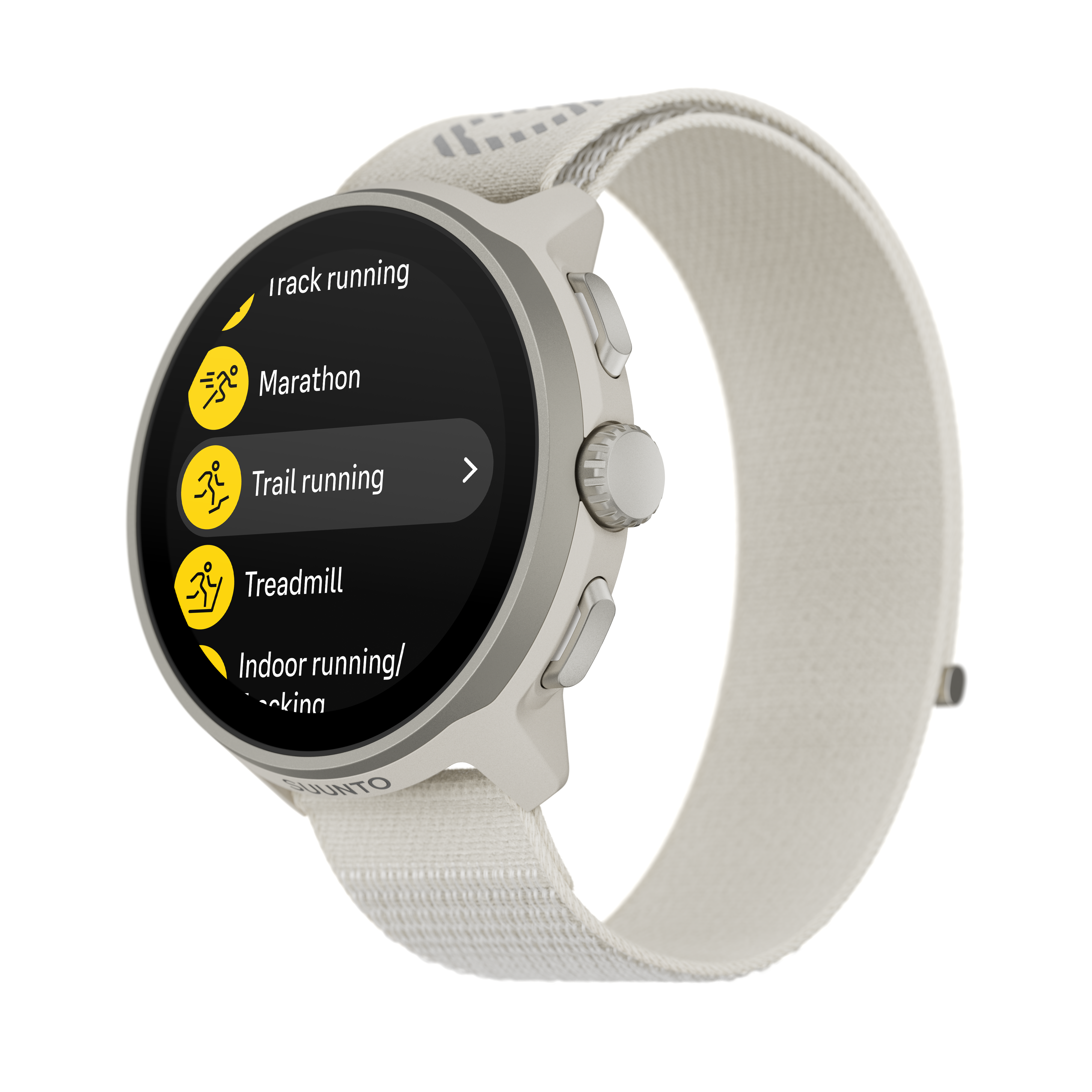 SUUNTO Run Frost Gray שעון ספורט וכושר בצבע אפור