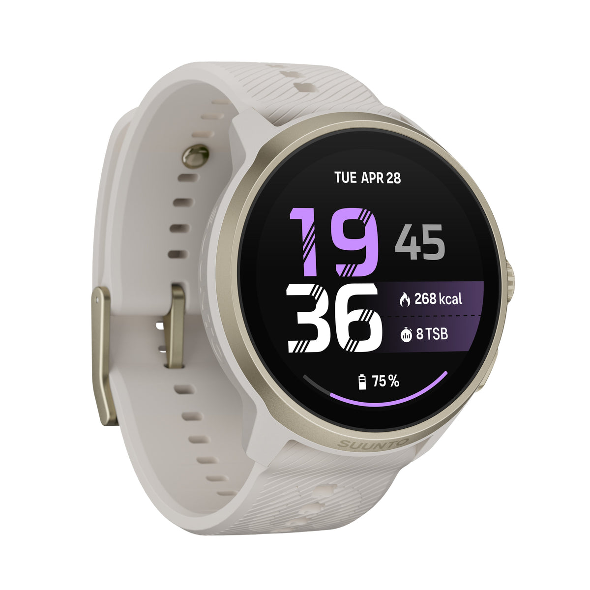 SUUNTO Run 2 Feather Gold 4GB שעון ספורט וכושר בצבע בייג׳ עם זיכרון פנימי של 4 ג׳יגה בייט