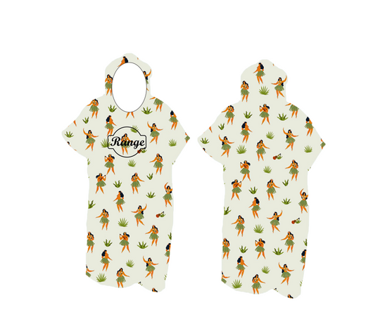 RANGE Aloha Adult Poncho מגבת פונצ'ו למבוגרים