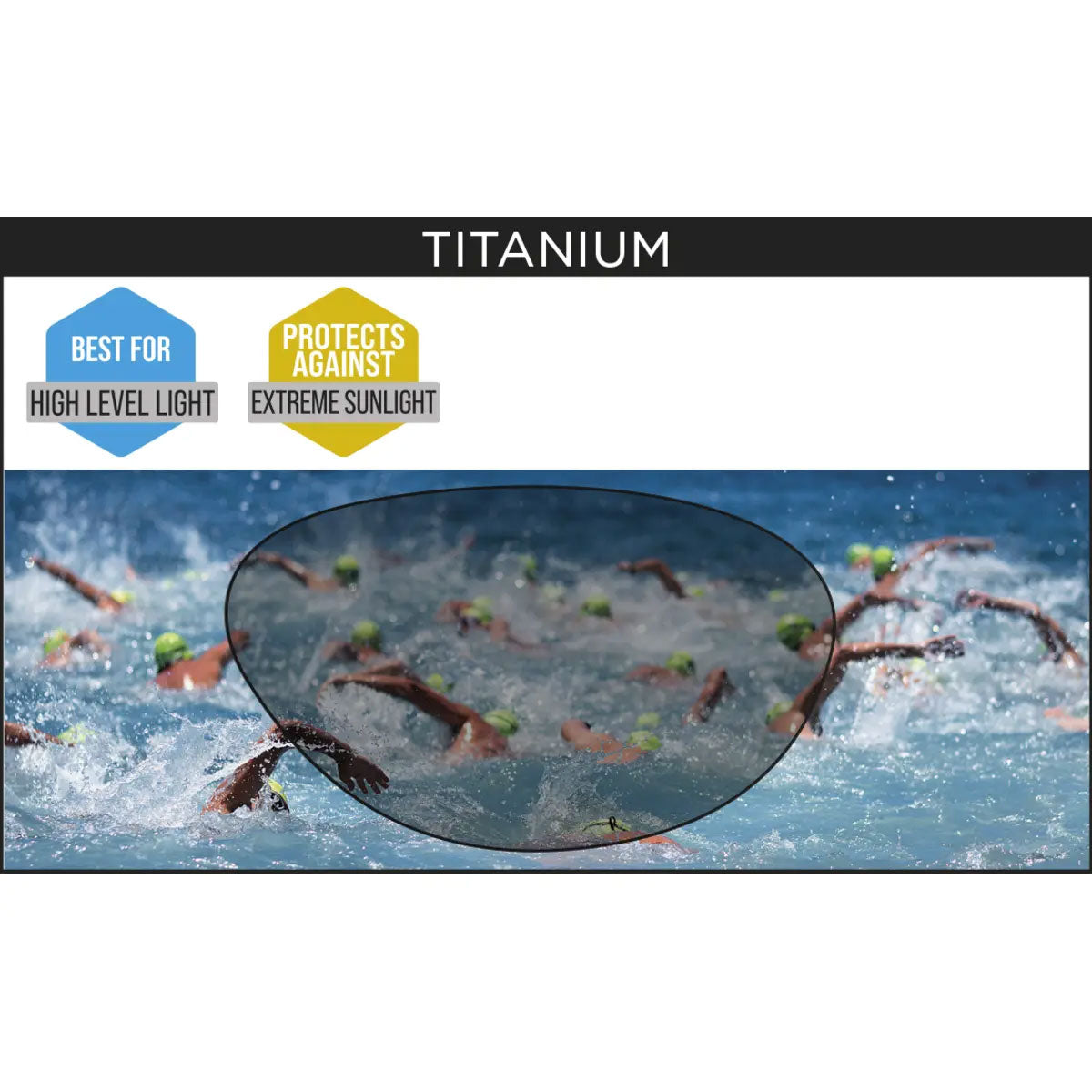 ZOGGS Predator Flex Titanium משקפת שחייה
