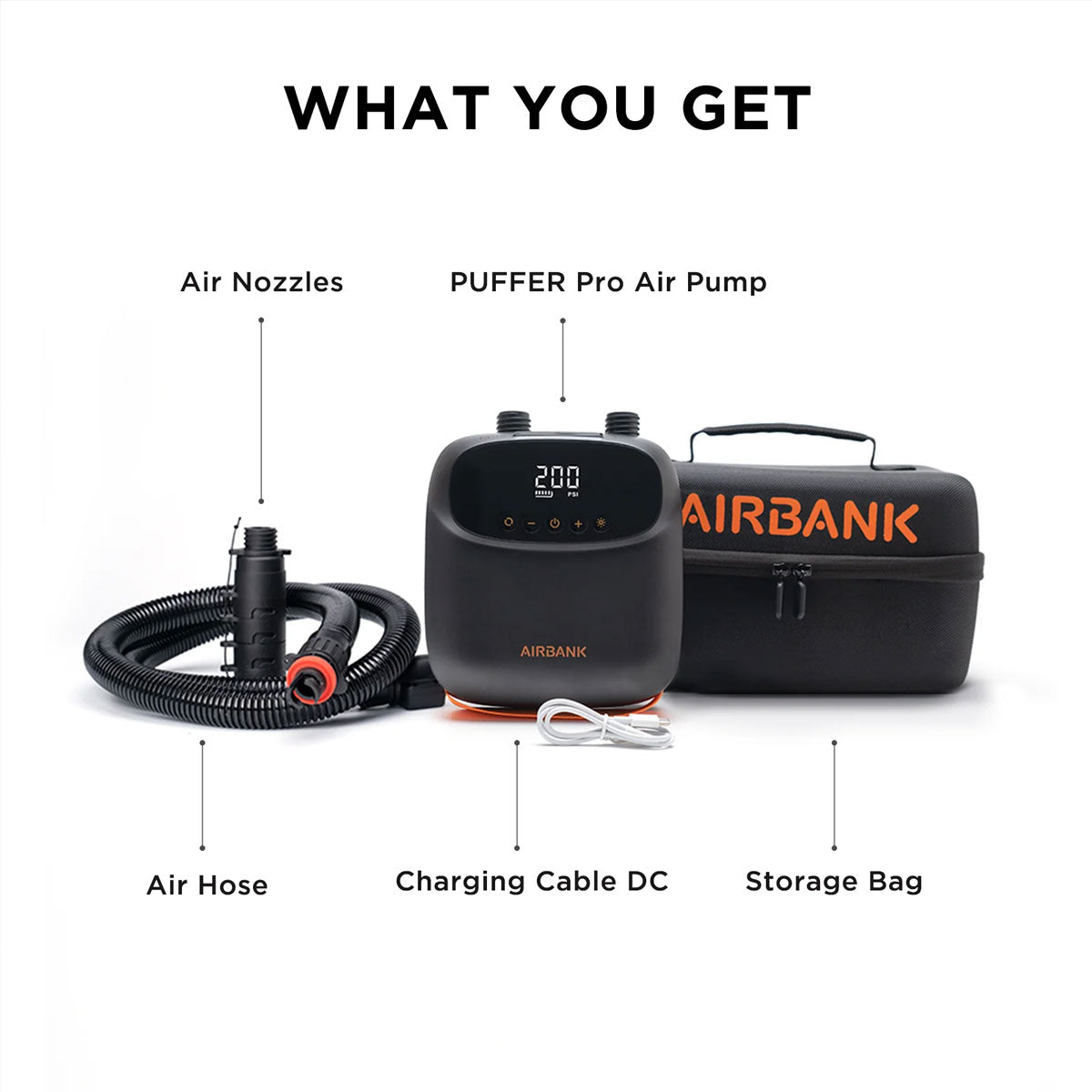 משאבה חשמלית AIRBANK PUFFER Pro נטענת
