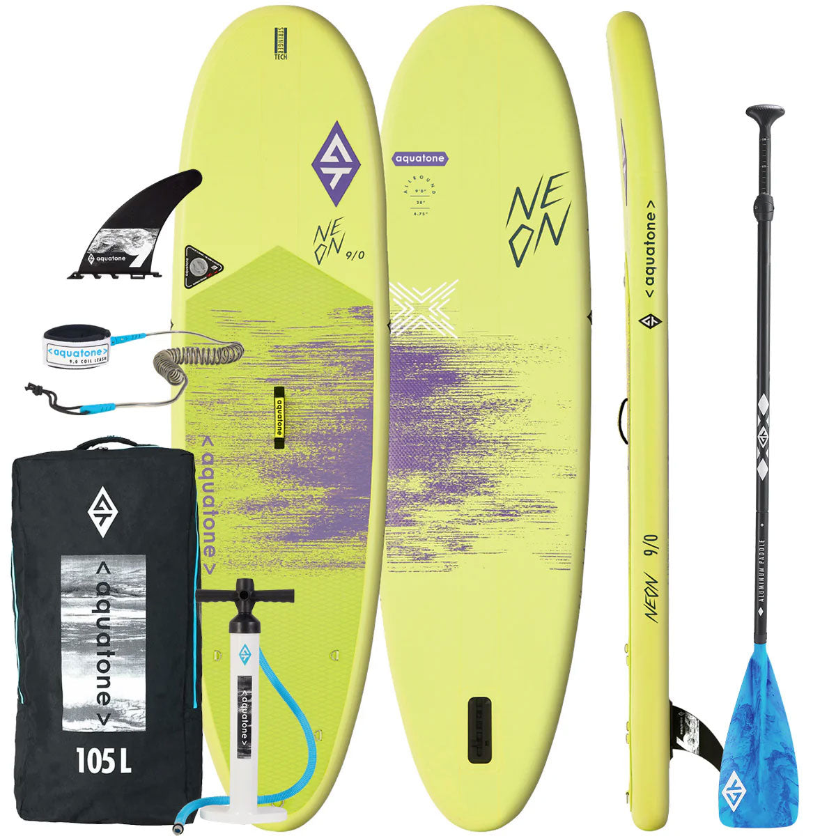 AQUATONE Neon 9'0" All-Round Youth סאפ ילדים מתנפח
