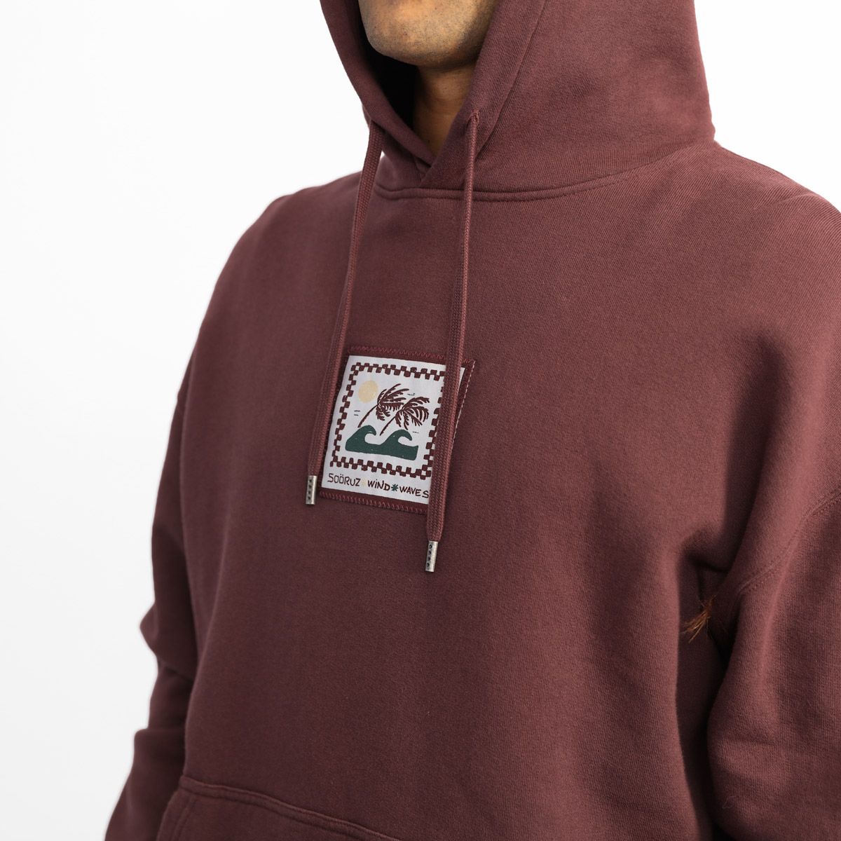SOORUZ ATLAS Organic Sweatshirt Men קפוצ׳ון עם כובע מכותנה אורגנית