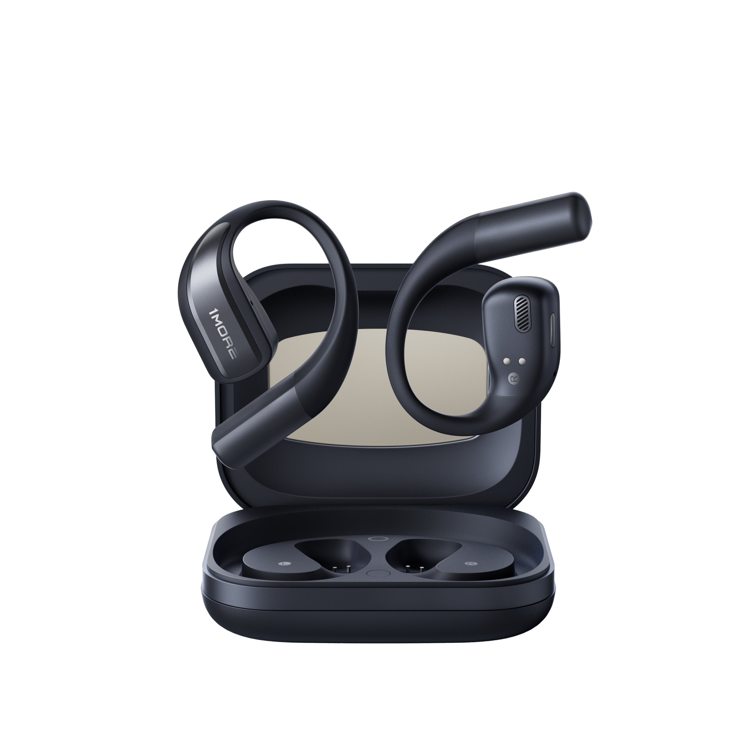 1MORE FIT Open Earbuds S70 אוזניות ספורט בטכנולוגיית אוזן פתוחה בצבע שחור