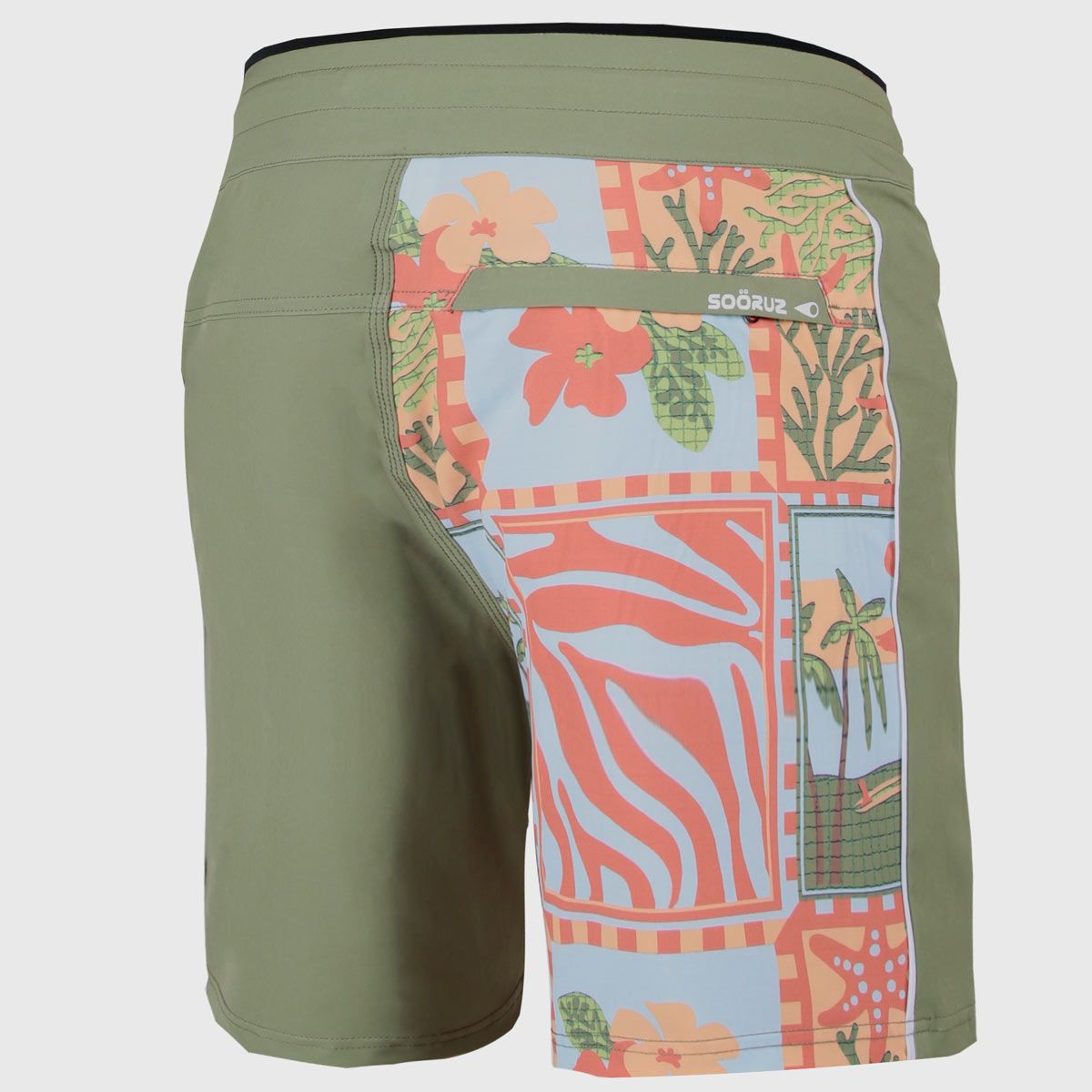 SOORUZ Boardshort Shred 18 CAYO COCO Men בגד ים מכנס גלישה 18 אינץ' לגברים