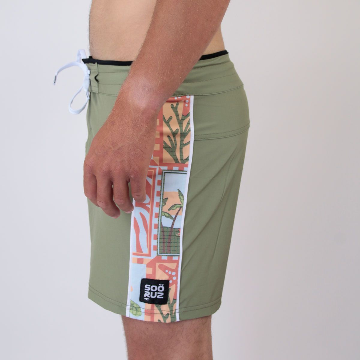SOORUZ Boardshort Shred 18 CAYO COCO Men בגד ים מכנס גלישה 18 אינץ' לגברים