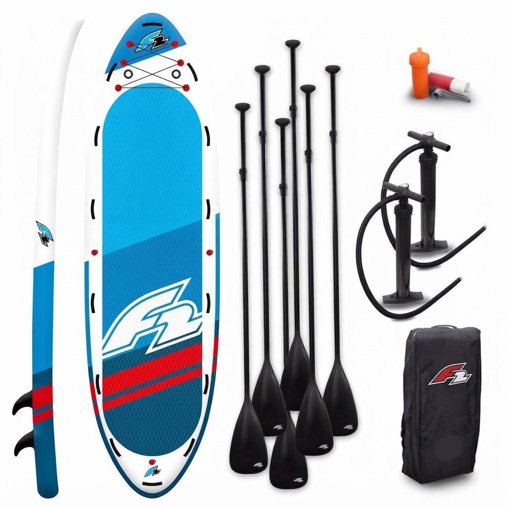 F2 Big Sup STAR 15.7 + 2 pumps + 6 paddles סאפ מתנפח ענק עם 6 משוטים ו 2 משאבות