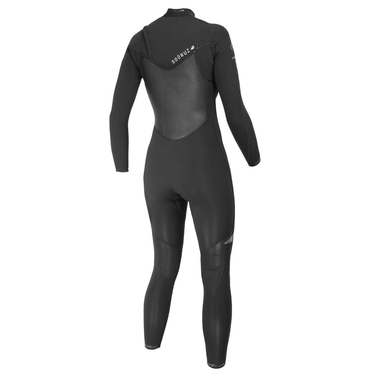 SOORUZ GURU PRO 4/3 Chest-Zip Oysterperne חליפת גלישה 4/3 מ"מ לנשים רוכסן חזה בצבע שחור