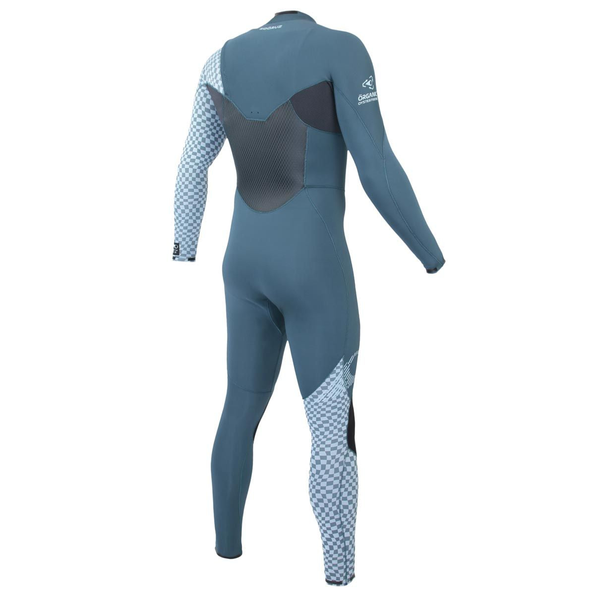 חליפת גלישה לגברים בצבע כחול בעובי 3/2 מ"מ עם רוכסן חזה