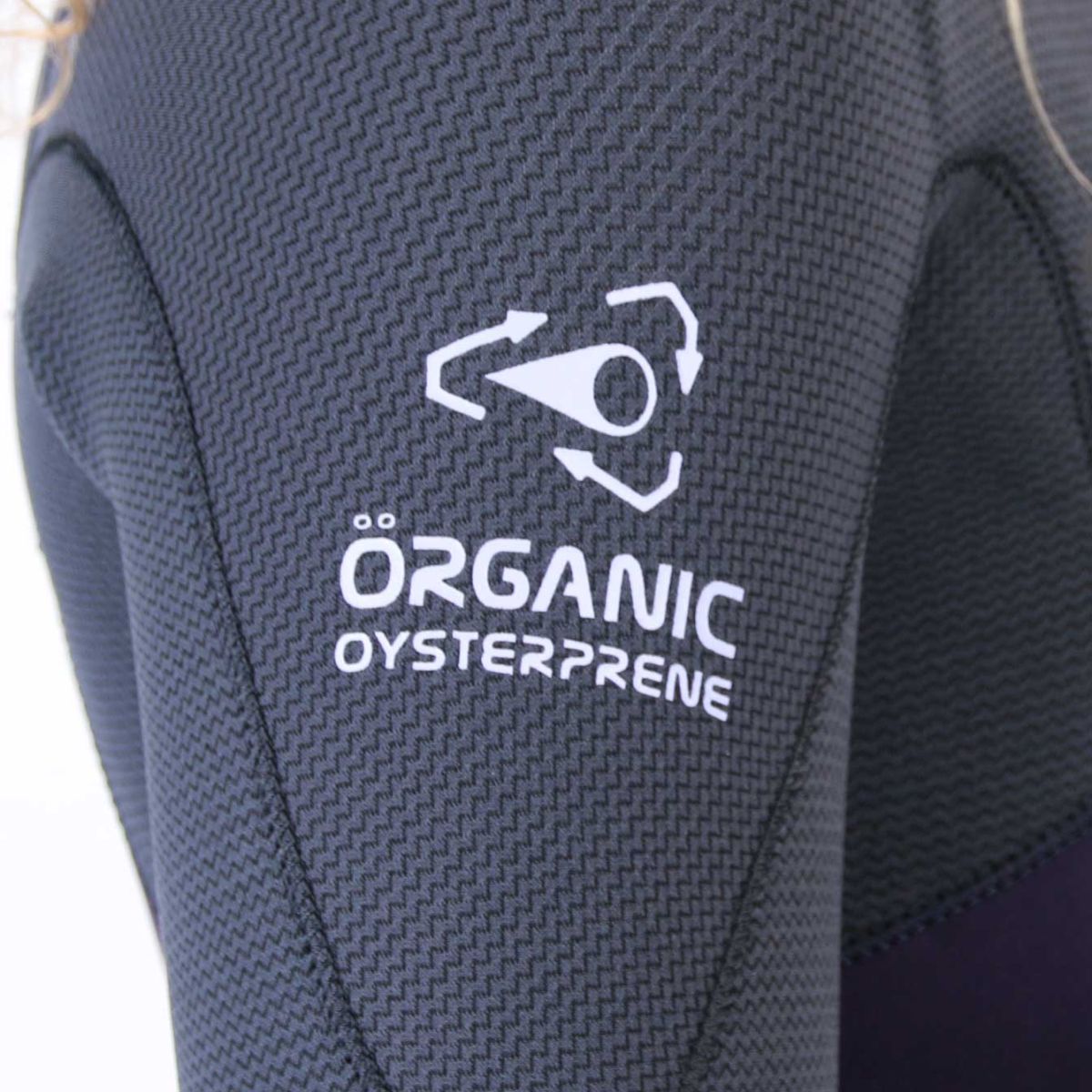 חליפת גלישה ארוכה לנשים צבע סגול בעובי 3/2 מ"מ עם רוכסן חזה מניאופרן אורגני