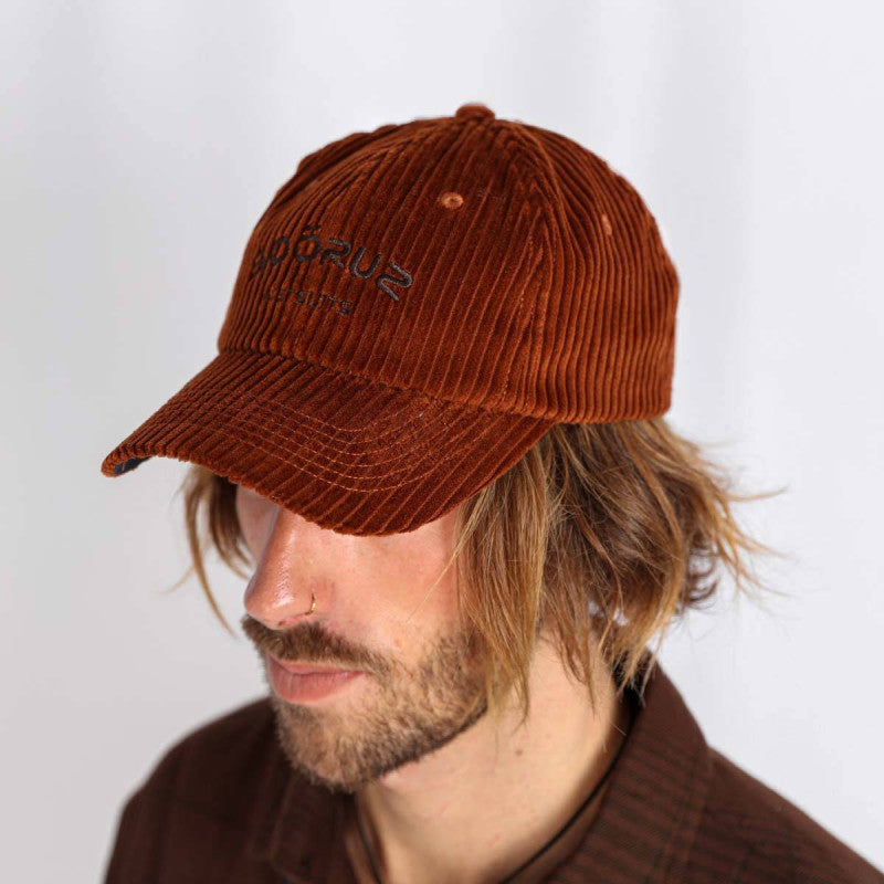 SOORUZ Cap Vintage GLASGOW כובע לייף-סטייל בעיצוב קטיפה - דוגית