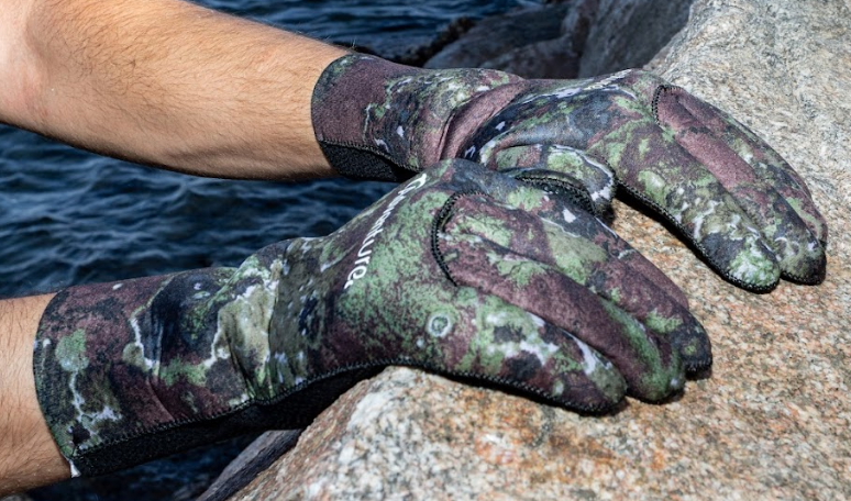 ADVENTURE 2mm Camo Gloves כפפות צלילה נאופרן בעובי 2 מ"מ