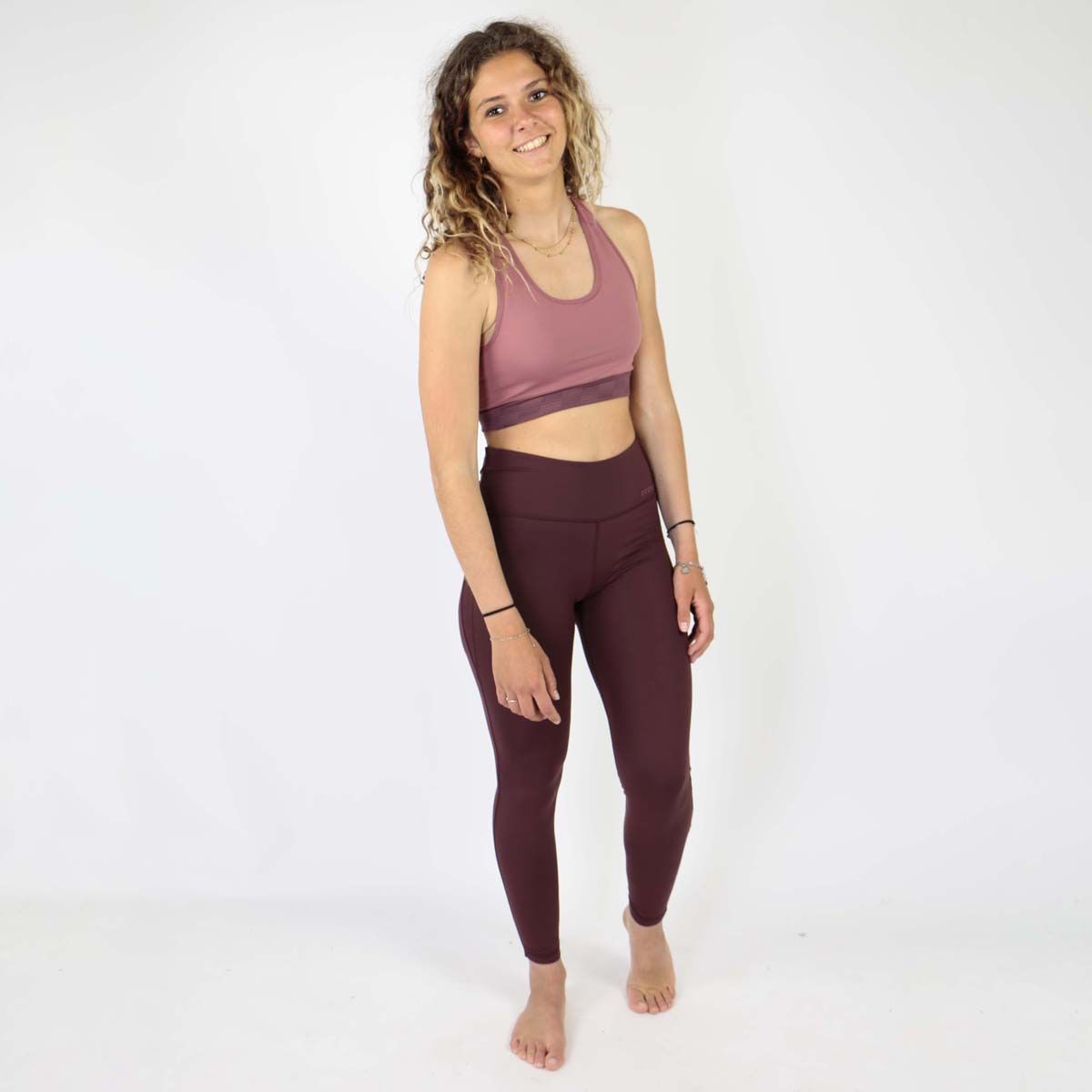 SOORUZ Legging Buerdos Burgundy מכנסי טייץ בצבע בורדו