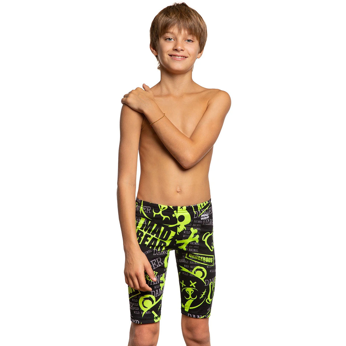 בגד ים לילדים MAD WAVE Drive junior PBT H5 Green