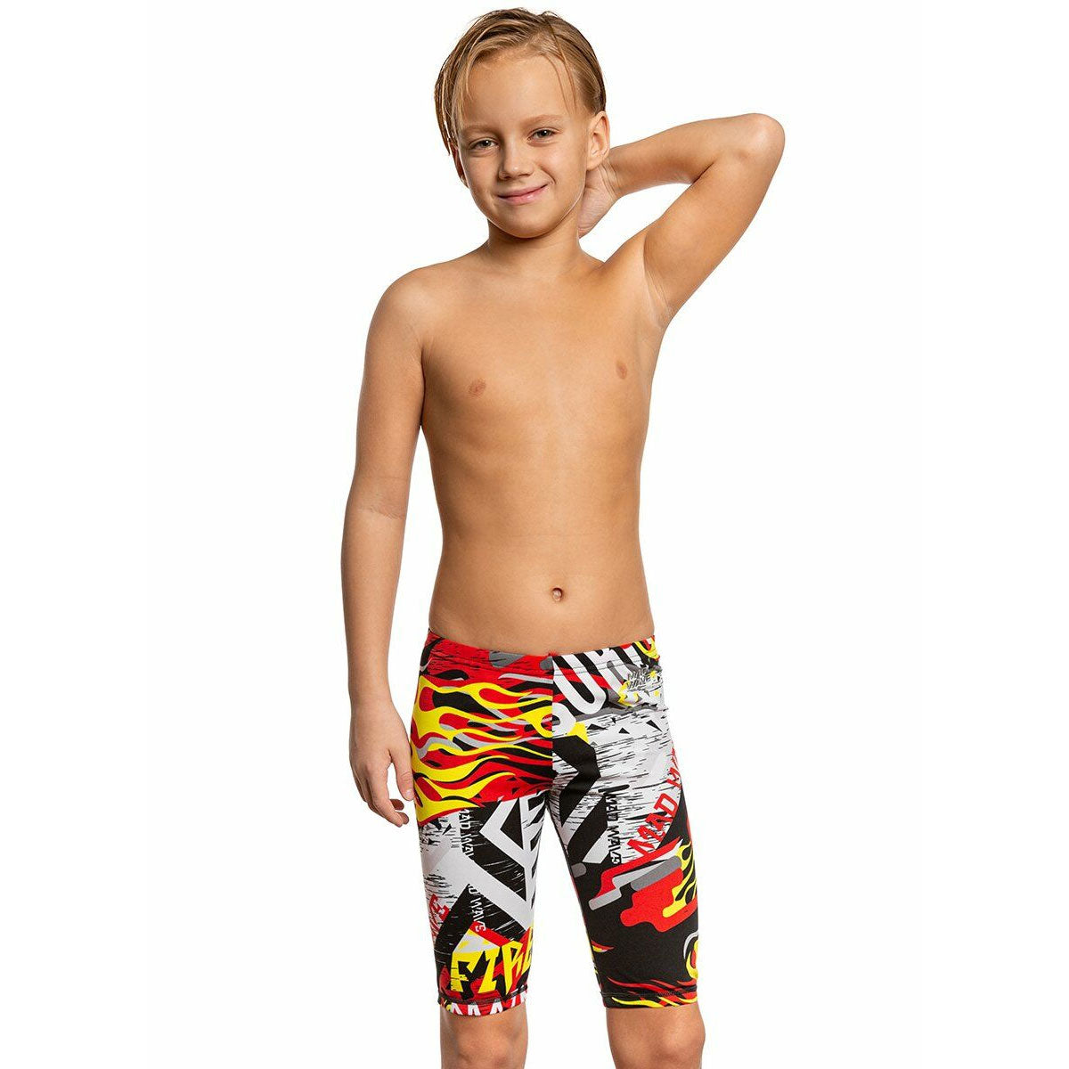 בגד ים ילדים MAD WAVE Drive junior PBT H8 Multi