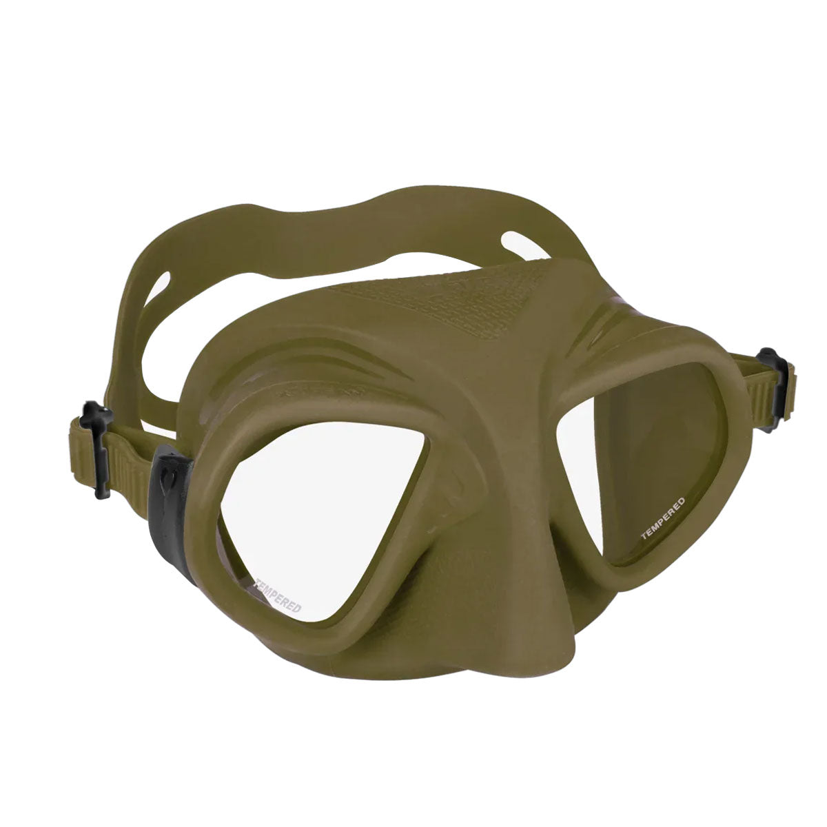 מסיכת צלילה mask x-tream צבע ירוק זית