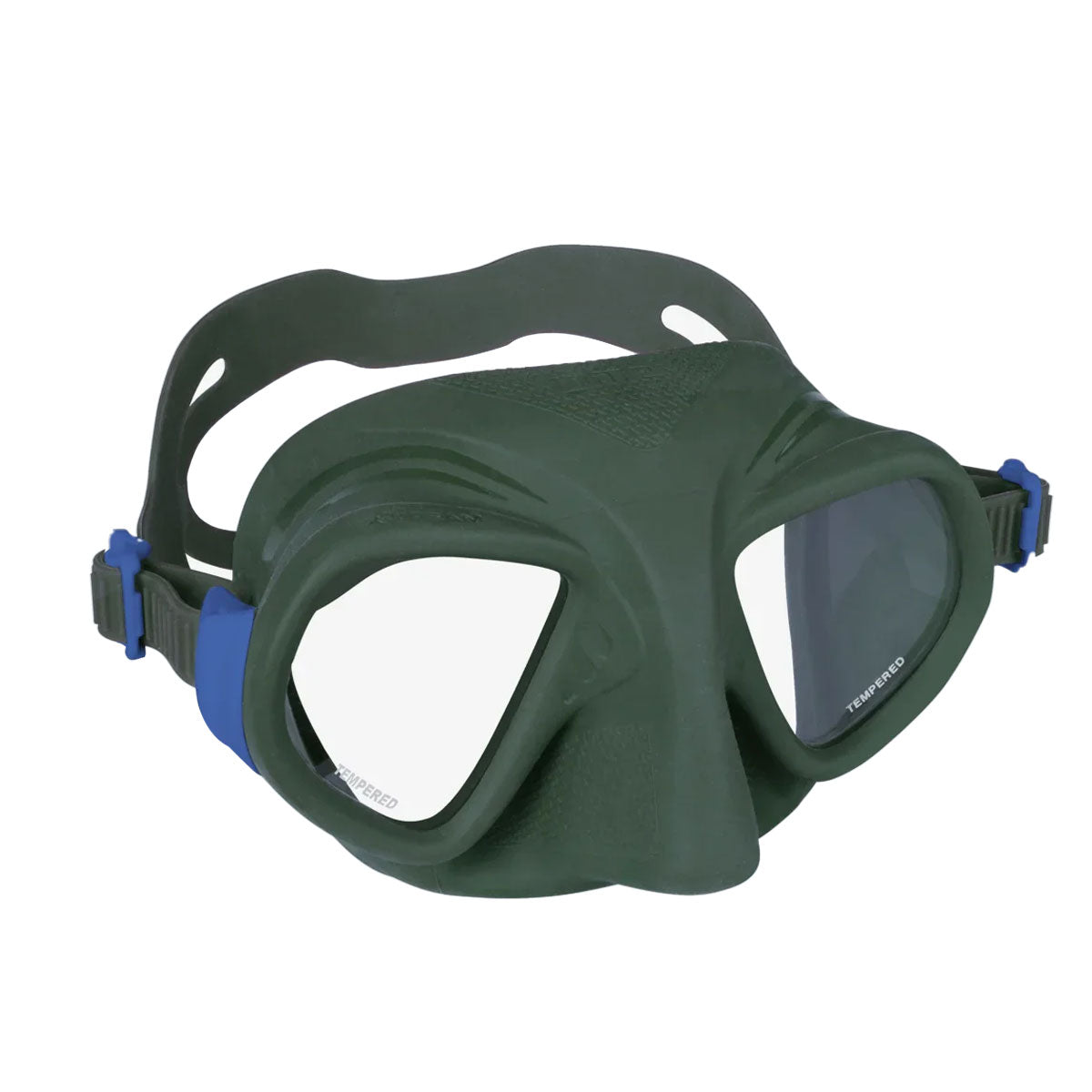 מסיכת צלילה mask x-tream צבע ירוק כחול