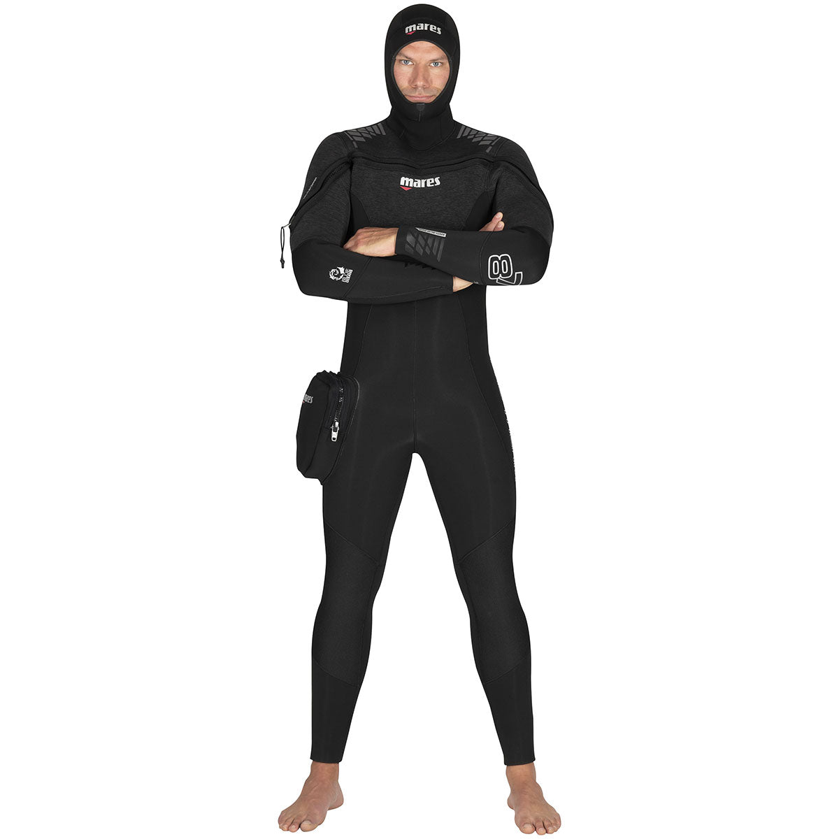 חליפת צלילה עם כובע Mares Pro Therm 8/7