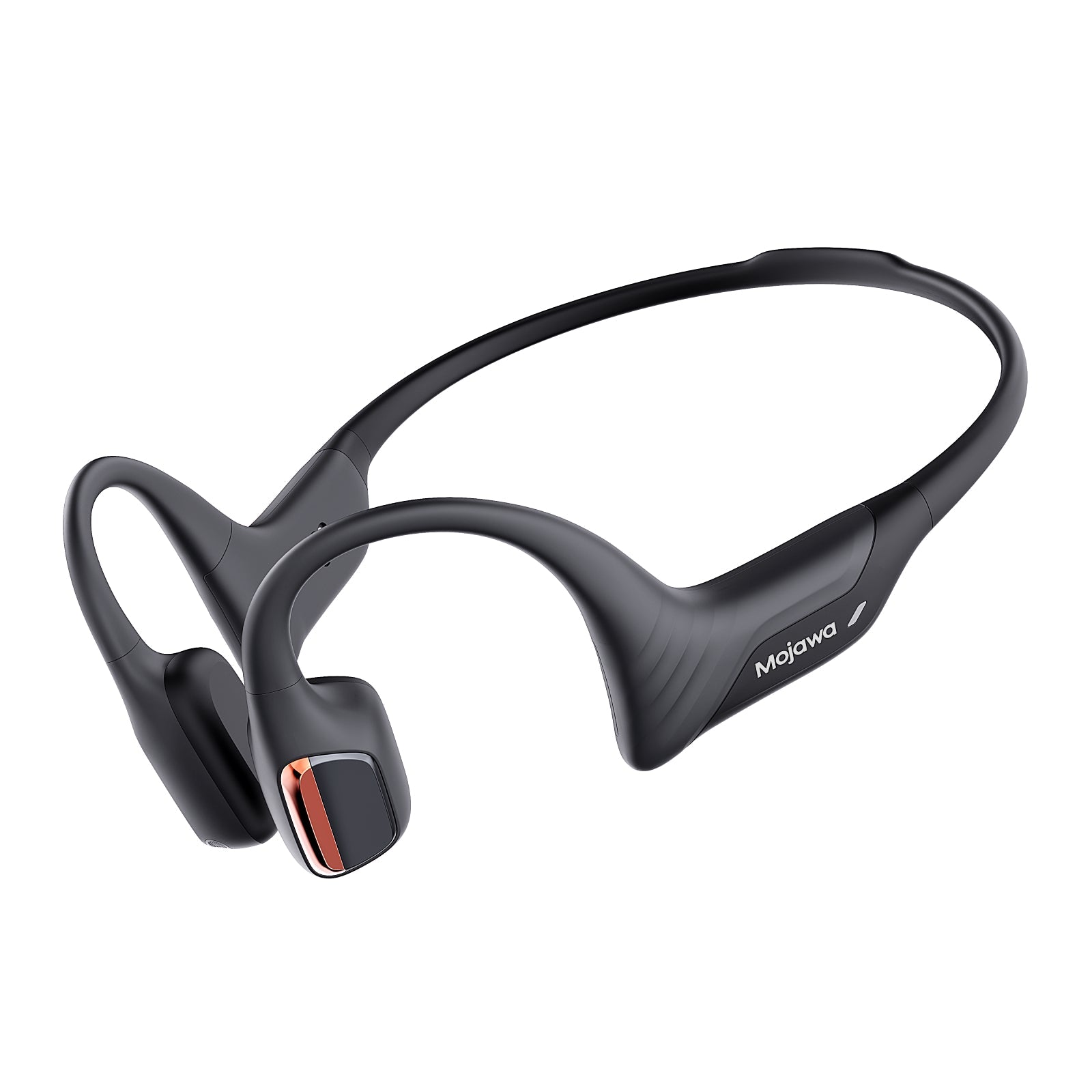MOJAWA Purra Swim Pro Black Bone Conduction Earphone אוזניות שחייה וספורט אלחוטיות בטכנולוגיית הולכת עצם בצבע שחור