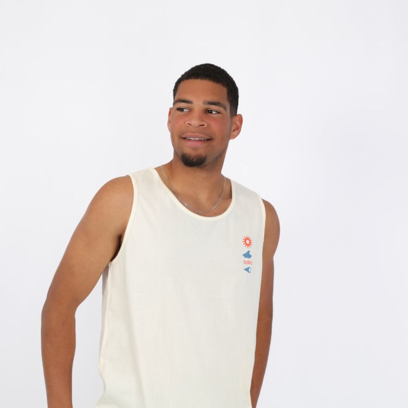 SOORUZ DRYSIDE Organic Tank Top Men גופיה מכותנה אורגנית