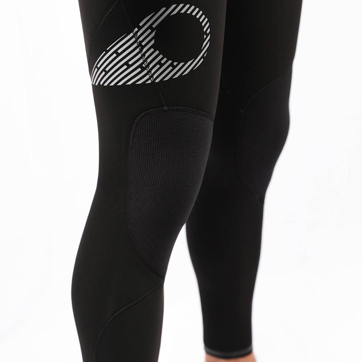 חליפת גלישה ארוכה לגברים בעובי 4/3 מ"מ עם רוכסן חזה מניאופרן אורגני