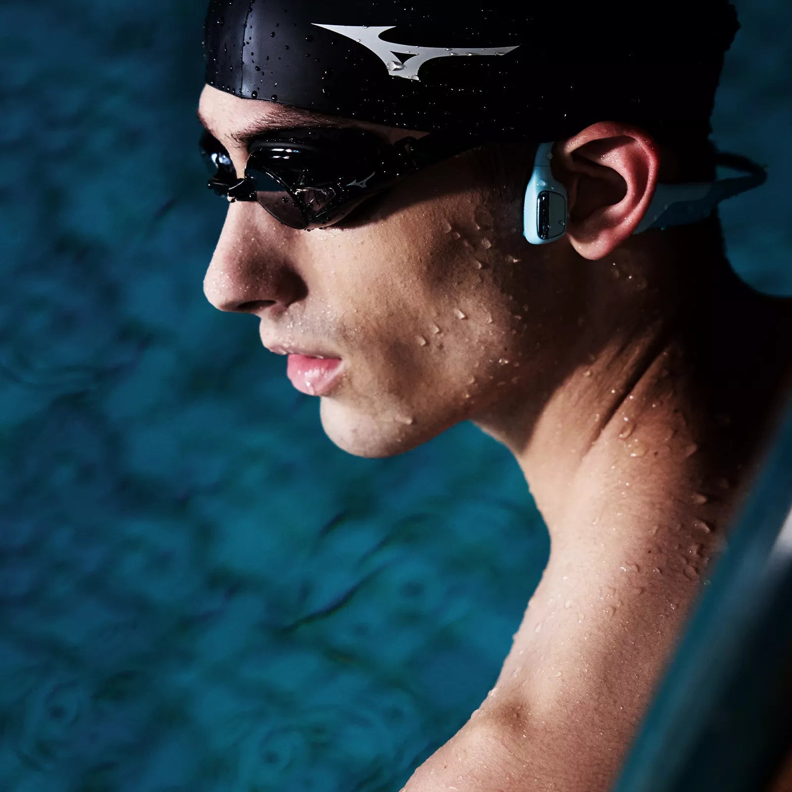 MOJAWA Purra Swim Pro Blue Bone Conduction Earphone אוזניות שחייה וספורט אלחוטיות בטכנולוגיית הולכת עצם בצבע כחול(Copy)