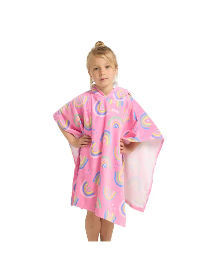 ZOGGS Rainbow Magento Poncho Hooded Towel מגבת פונצ׳ו לילדים