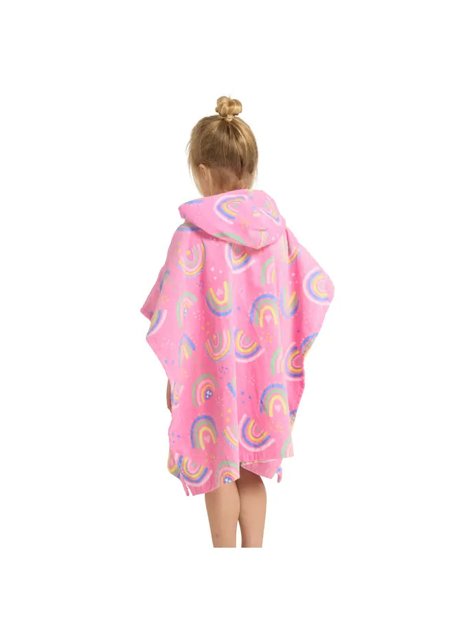 ZOGGS Rainbow Magento Poncho Hooded Towel מגבת פונצ׳ו לילדים