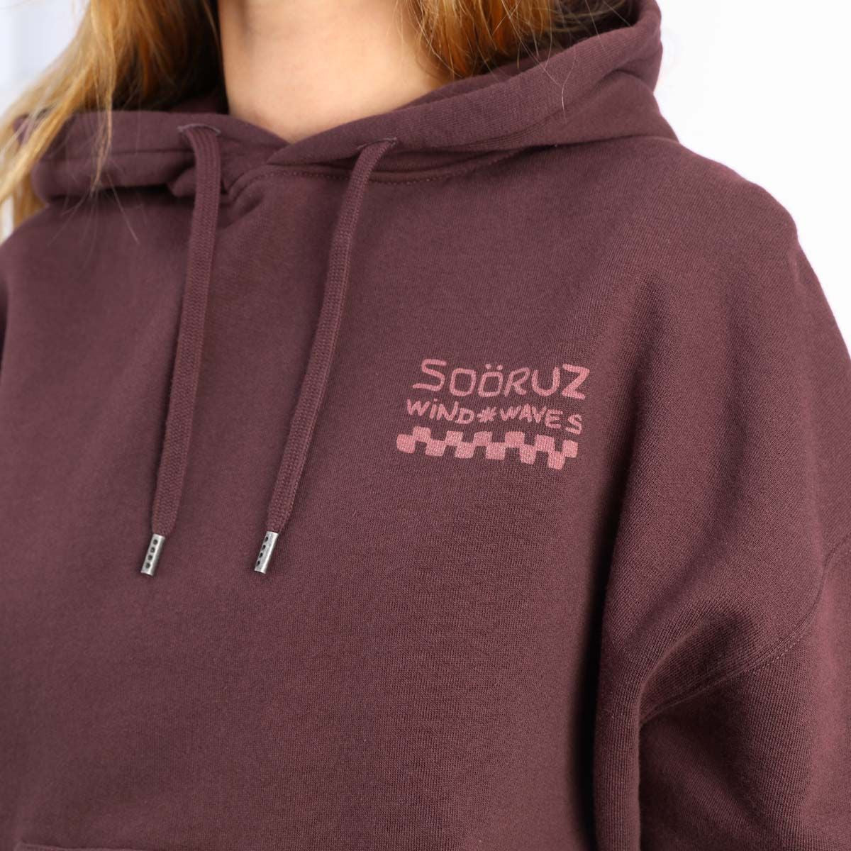 SOORUZ RISE Organic Sweatshirt Women קפוצ׳ון עם כובע לנשים מכותנה אורגנית - דוגית