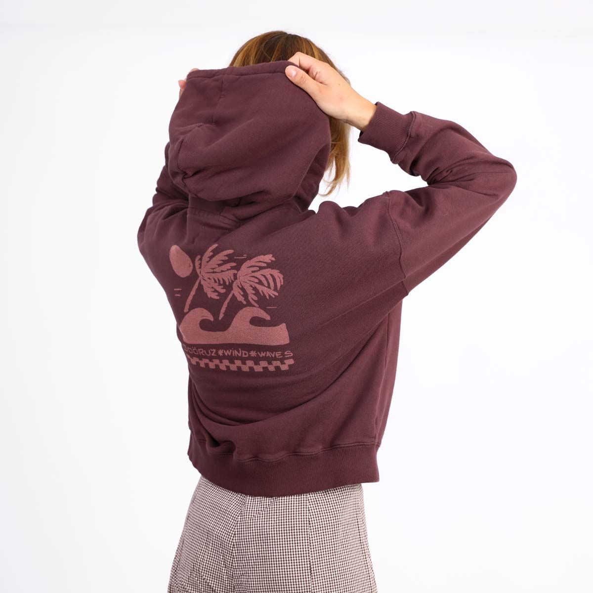 SOORUZ RISE Organic Sweatshirt Women קפוצ׳ון עם כובע לנשים מכותנה אורגנית - דוגית