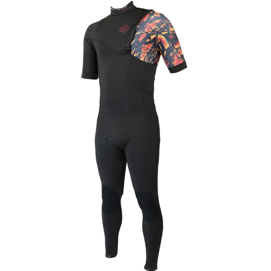 SOORUZ Semidry Men 2/2 SS ZF FIGHTER חליפת גלישה סמי-דריי בעובי 2/2 מ"מ עם שרוולים קצרים לגברים