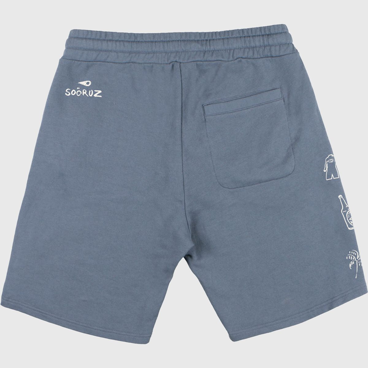 SOORUZ Short Molleton CORTO Men Slate מכנס קצר בצבע כחול/אפור