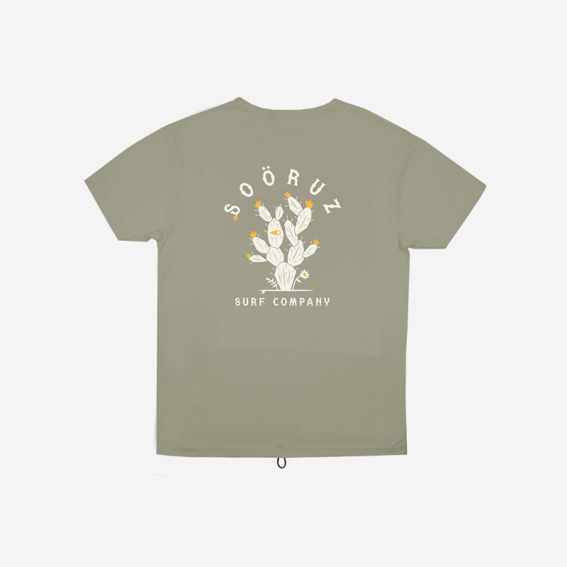 SOORUZ Water Tee SS POLYCACTUS חולצת לייקרה קצרה לגברים
