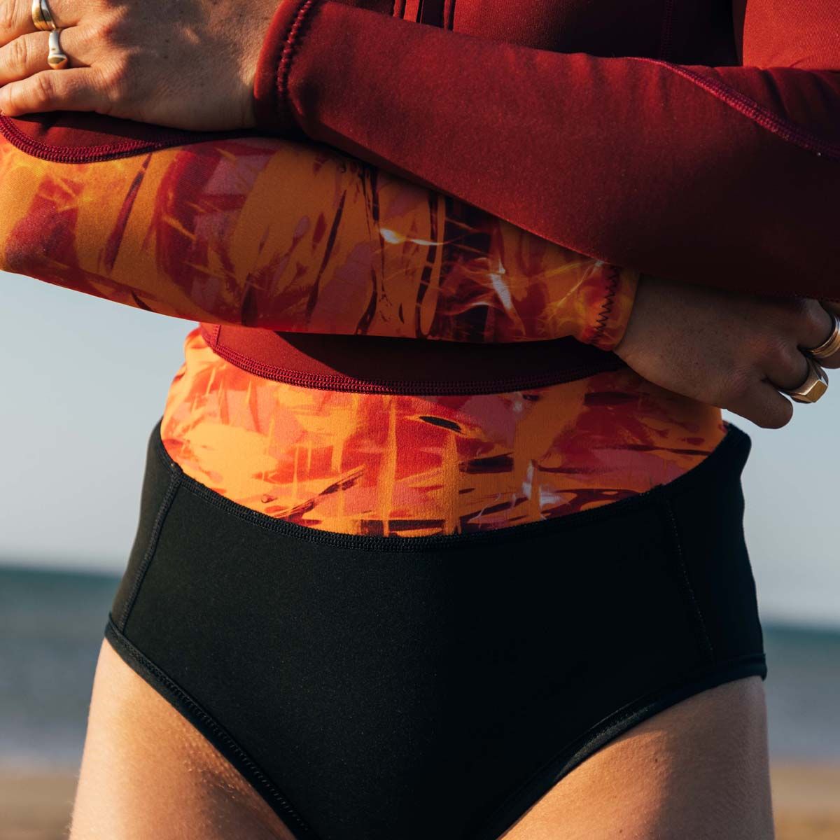 SOORUZ Shorty Women 1/1 LS mini zip DIVINE חליפת גלישה שורטי עם שרוולים ארוכים בעובי 1/1 מ"מ לנשים