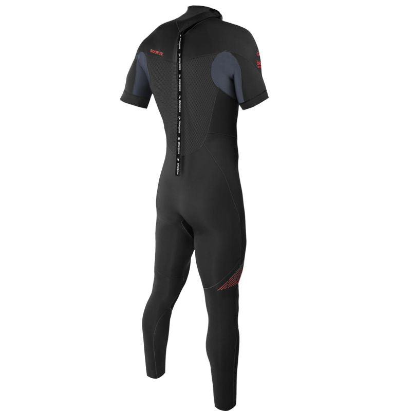 SOORUZ SS Springsuit FIGHTER 3/2 Organic Oysterprene חליפת גלישה ארוכה עם שרוולים קצרים בעובי 3/2 מ"מ