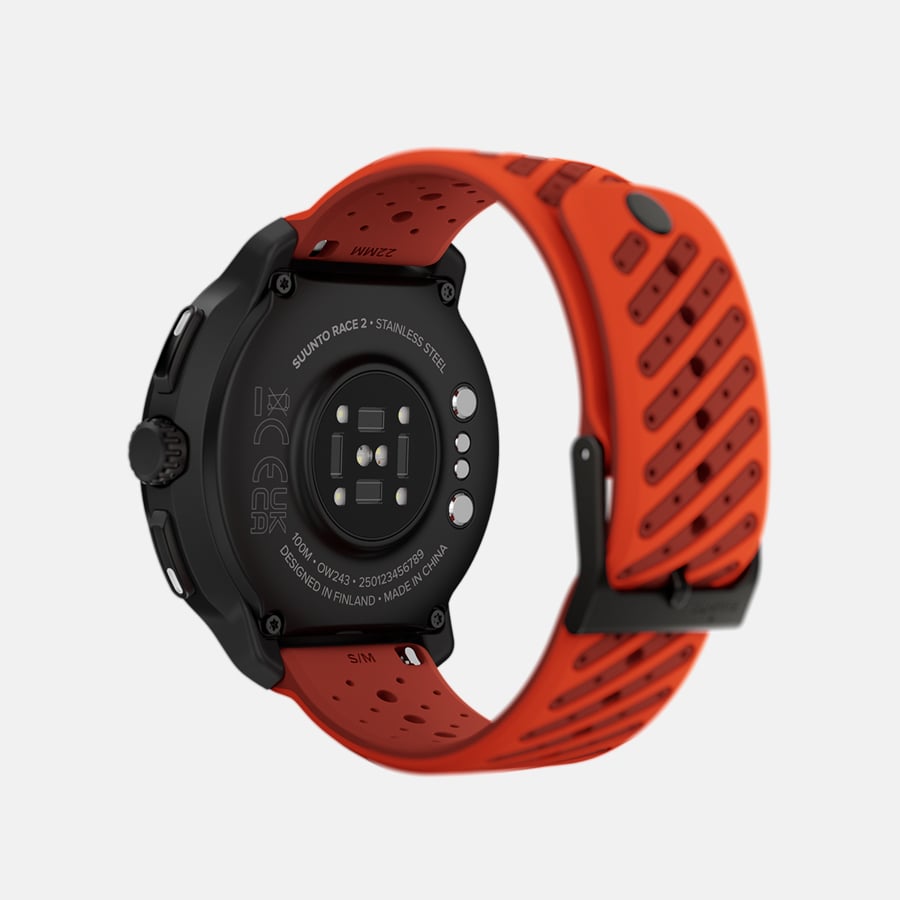 SUUNTO Race 2 Coral Orange שעון ספורט וכושר בצבע כתום