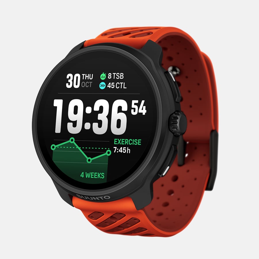 SUUNTO Race 2 Coral Orange שעון ספורט וכושר בצבע כתום