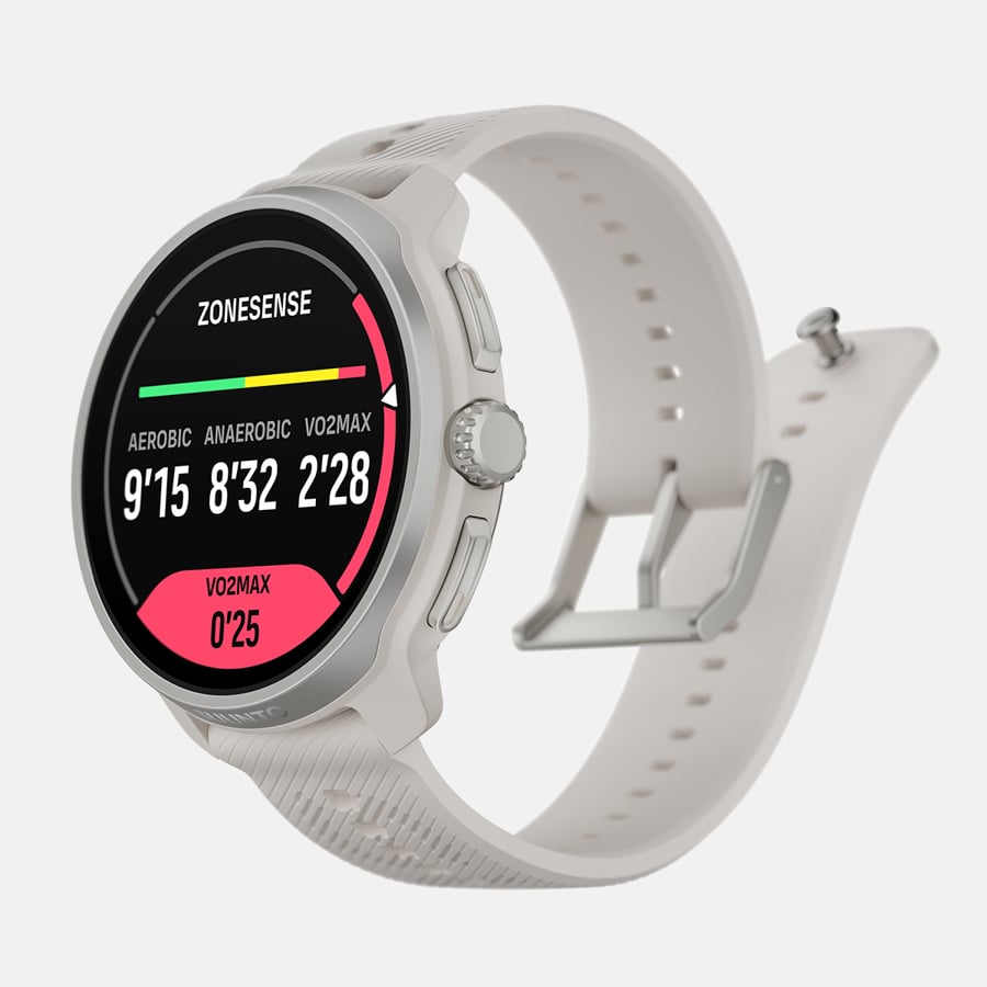 SUUNTO Race 2 Feather Gray שעון ספורט וכושר בצבע אפור