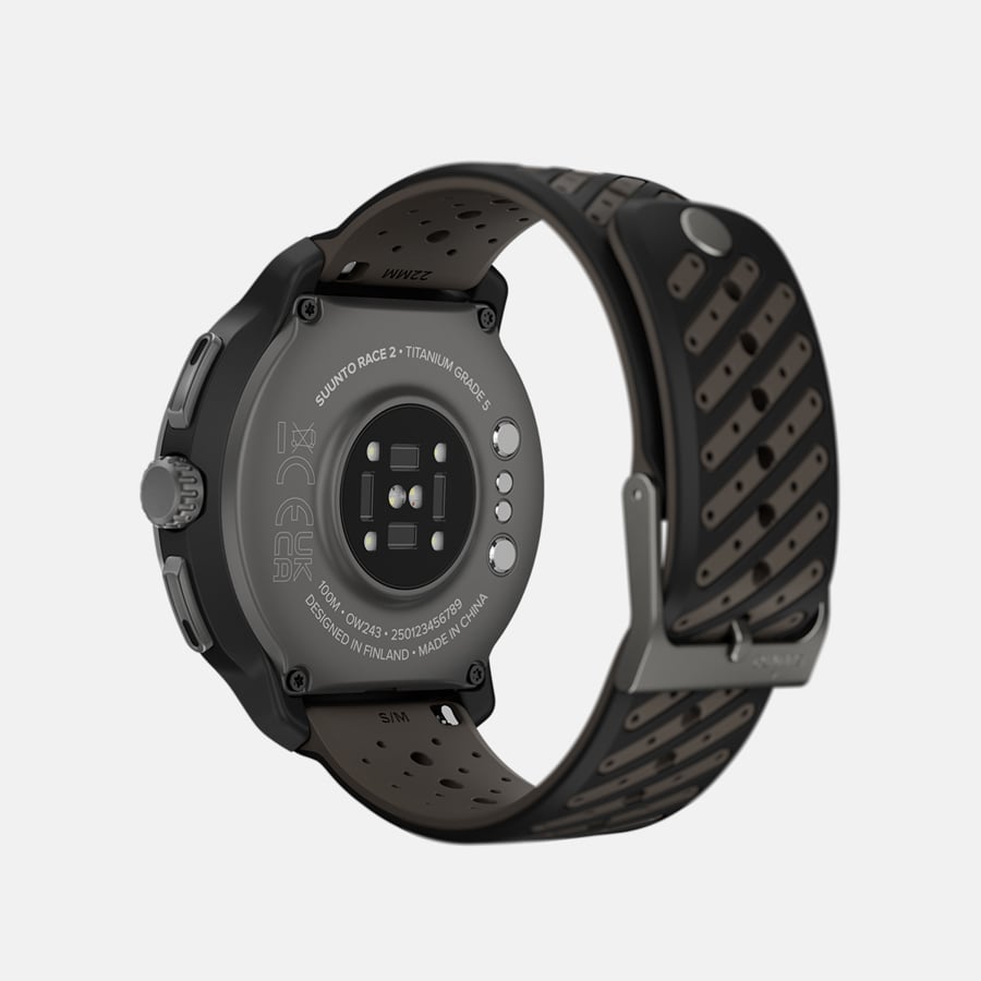 SUUNTO Race 2 All Black שעון ספורט וכושר בצבע שחור