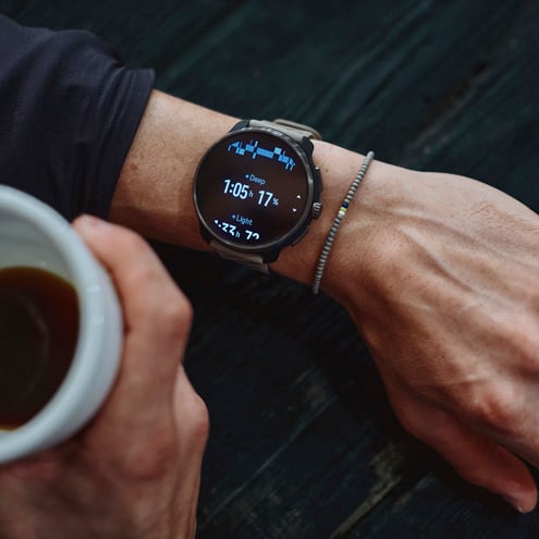 SUUNTO Race 2 Titanium Trail שעון ספורט וכושר בצבע חום טיטניום - דוגית