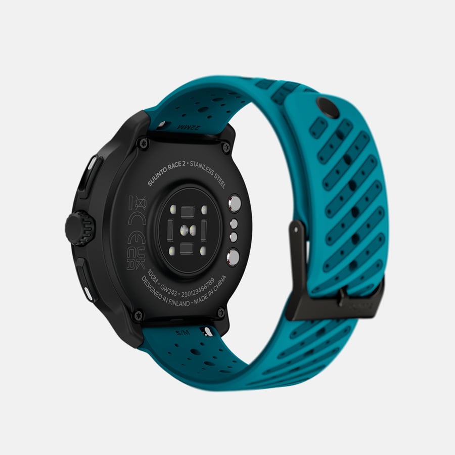 SUUNTO Race 2 Wave Blue שעון ספורט וכושר בצבע כחול